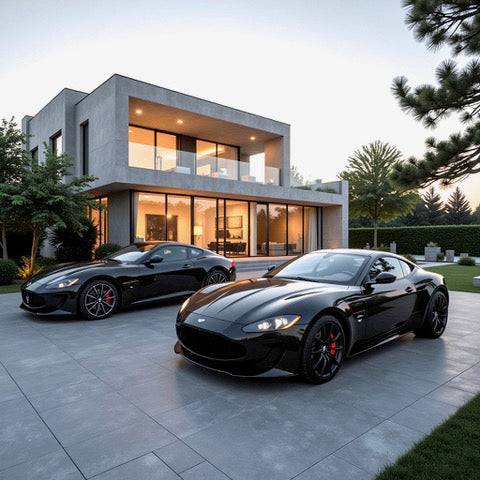 Priorat Graphite Porcelain Paving 600 x 600mm - Full Pack (72 Slabs / 21.6m2)