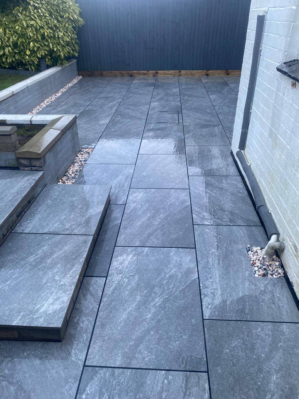 Rasa Nero Porcelain Paving 600 x 900mm - Single Slabs (0.54m2)