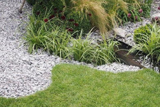 white gravel driveways