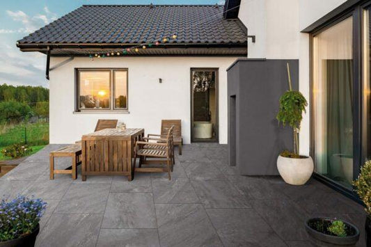 7 Benefits of Using Ultra Aspen Anthracite Porcelain Paving Tiles