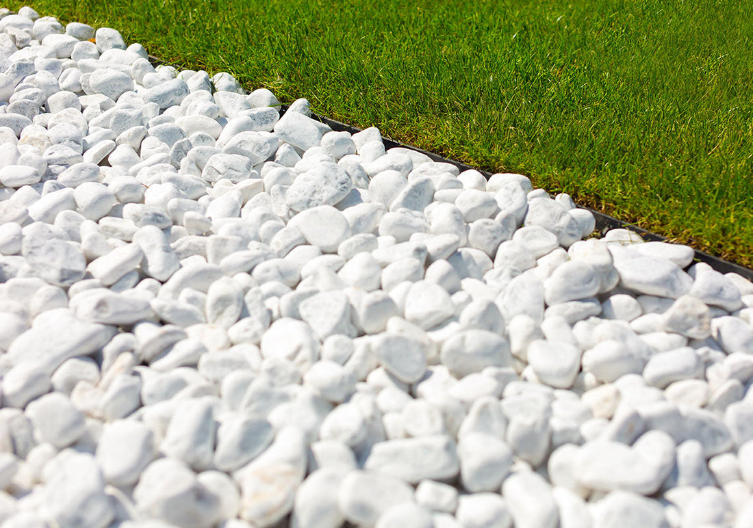 White Pebbles for Garden