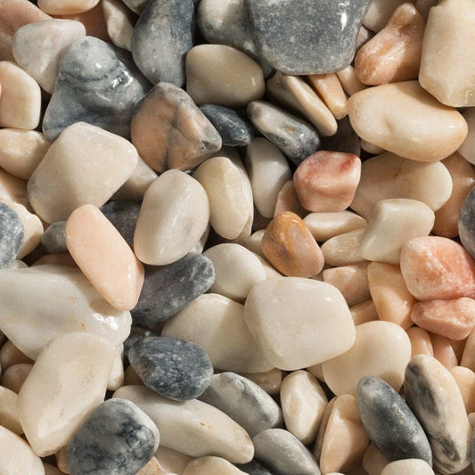 20-50mm Polar Pink Marble Pebbles