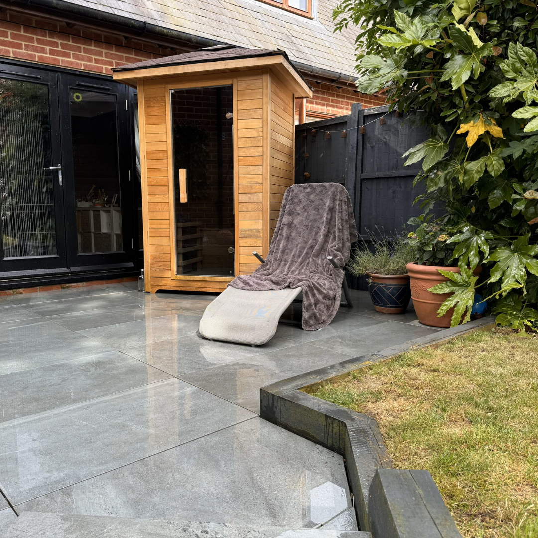 CLEARANCE Grey Beige Porcelain Paving 600x900x20mm (Britstone