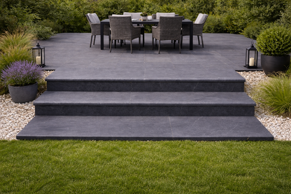Black Bullnose Steps 350x1000x20mm