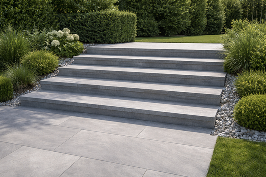 CLEARANCE Deep Blue Bullnose Steps 350x1000x20mm