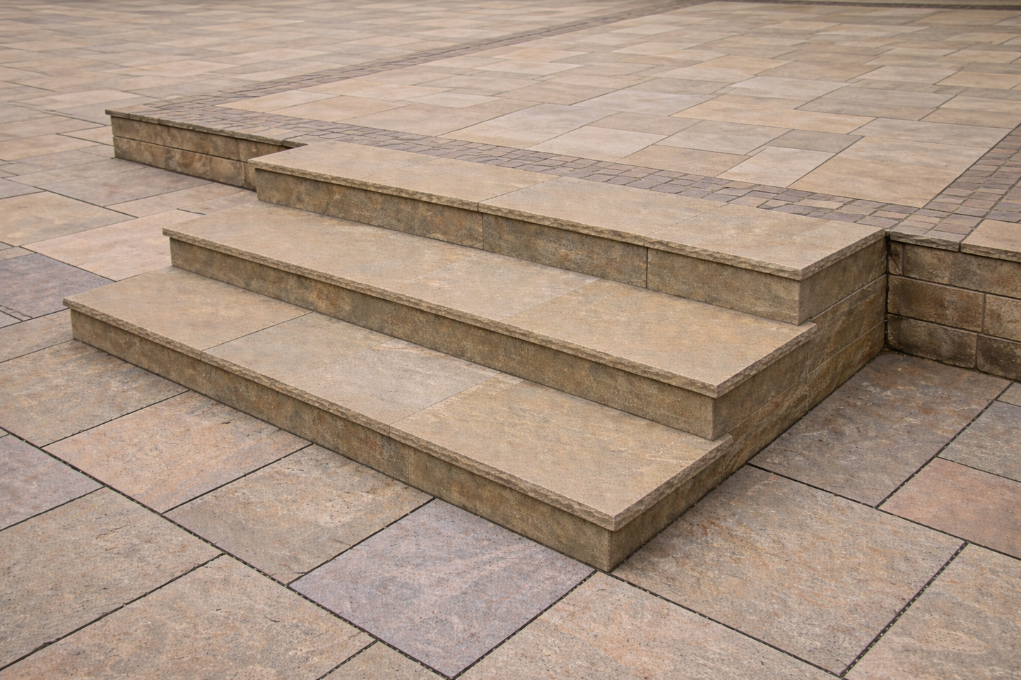 Green Bullnose Steps 350x1000x40mm (Raj Green)