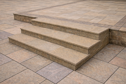 Green Bullnose Steps 350x1000x40mm (Raj Green)