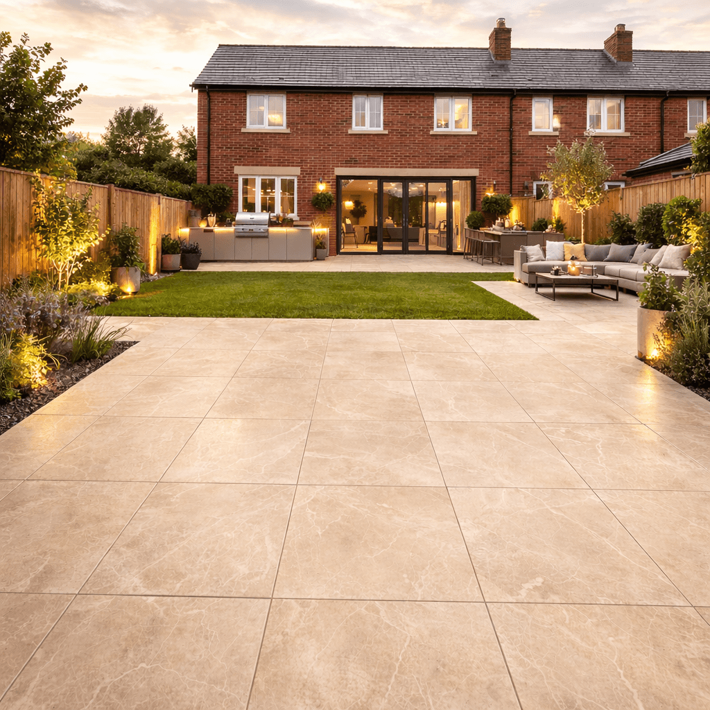 Beige Porcelain Paving 900x900x20mm (Cintra Beige)