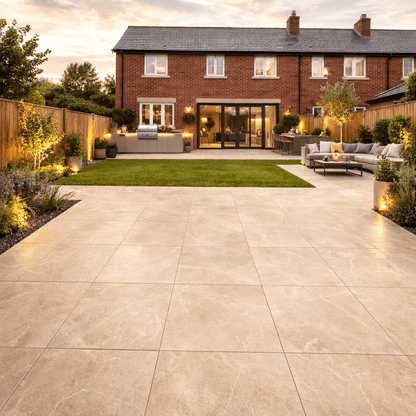 Beige Porcelain Paving 900x900x20mm (Cintra Beige)