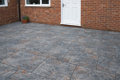 CLEARANCE Copper / Grey Porcelain Paving 600x900x20mm (Retro Stone)