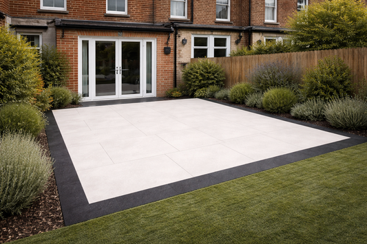 Black Porcelain Paving Edgings 150x900x20mm (Edgings Fantasy)