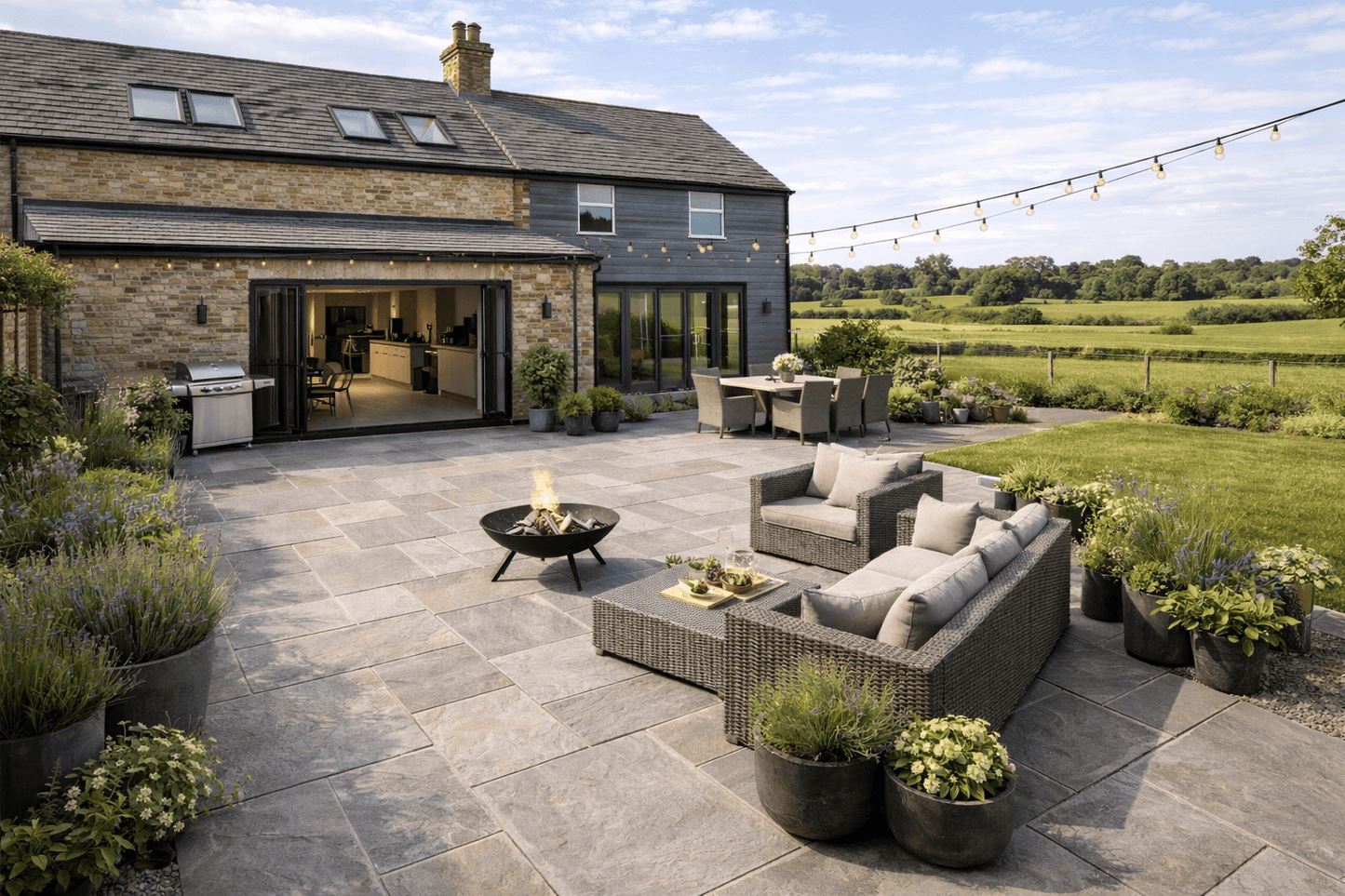 Grey Sandstone Paving 20mm (Elite Kandla Grey)