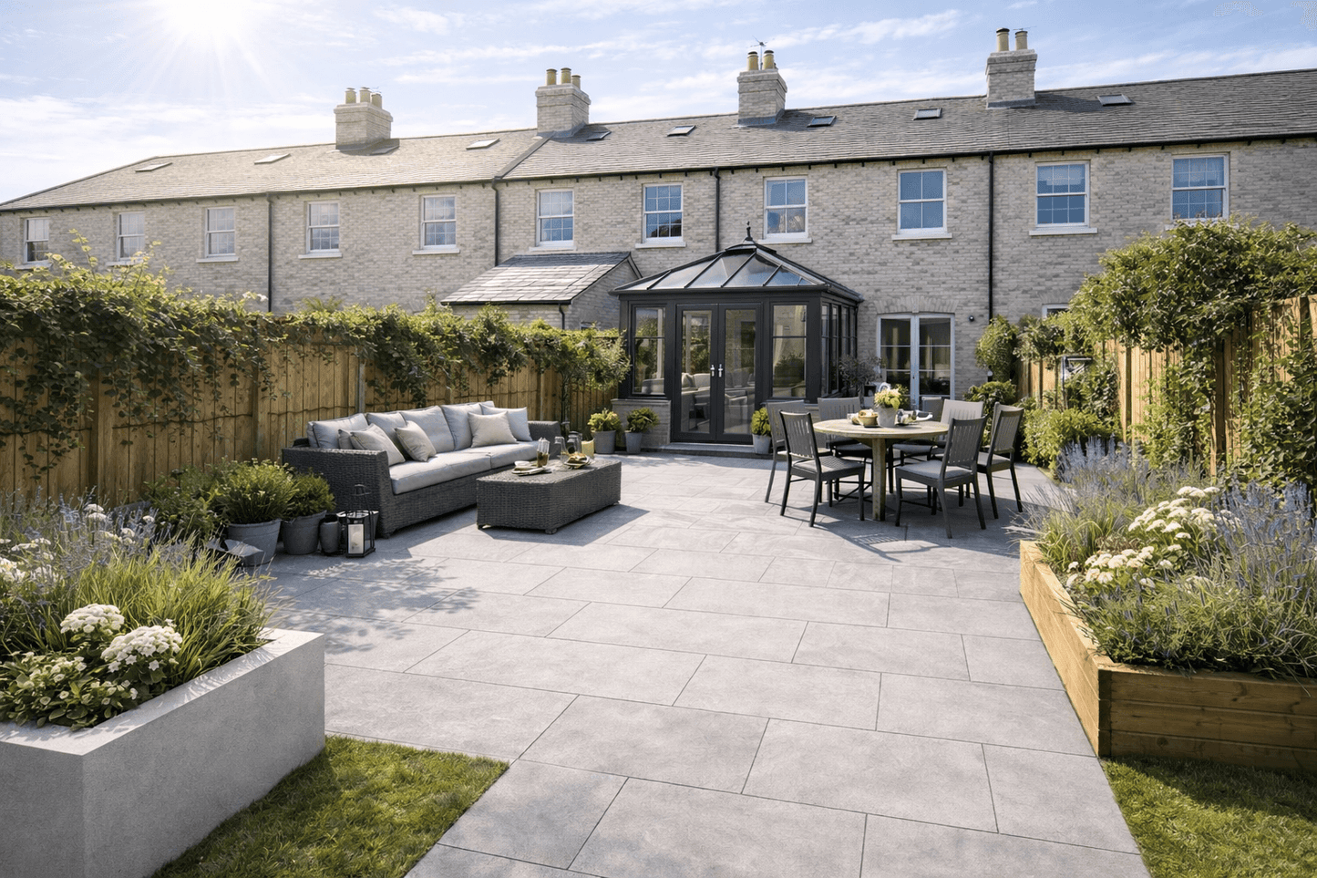 Light Grey Porcelain Paving600x1200x20mm (Essence Grey)