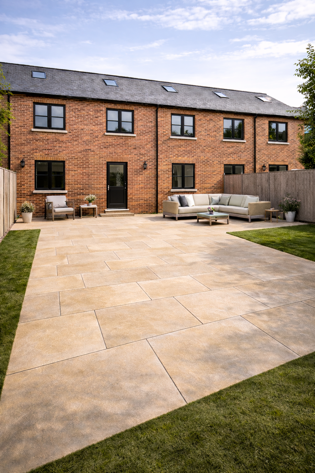 Beige Porcelain Paving 600x1200x20mm (Essence Sand)