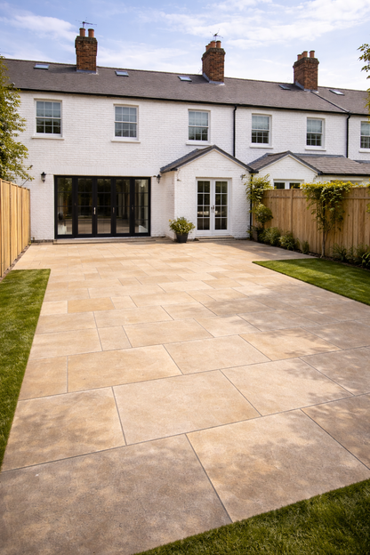 Beige Porcelain Paving 600x1200x20mm (Essence Sand)