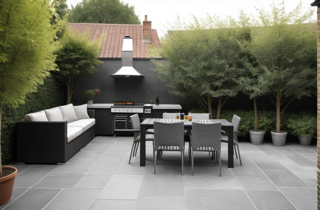 Frame Groove Porcelain Paving Slabs 450 x 900mm - CLEARANCE