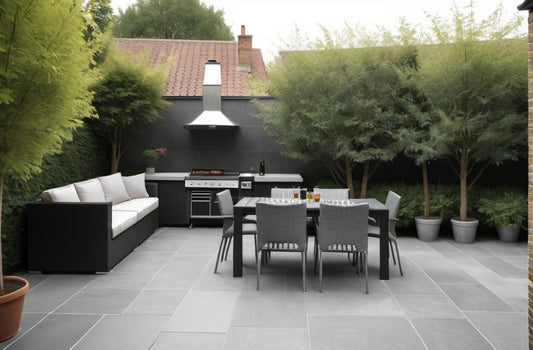 Frame Groove Porcelain Paving Slabs 450 x 900mm - CLEARANCE