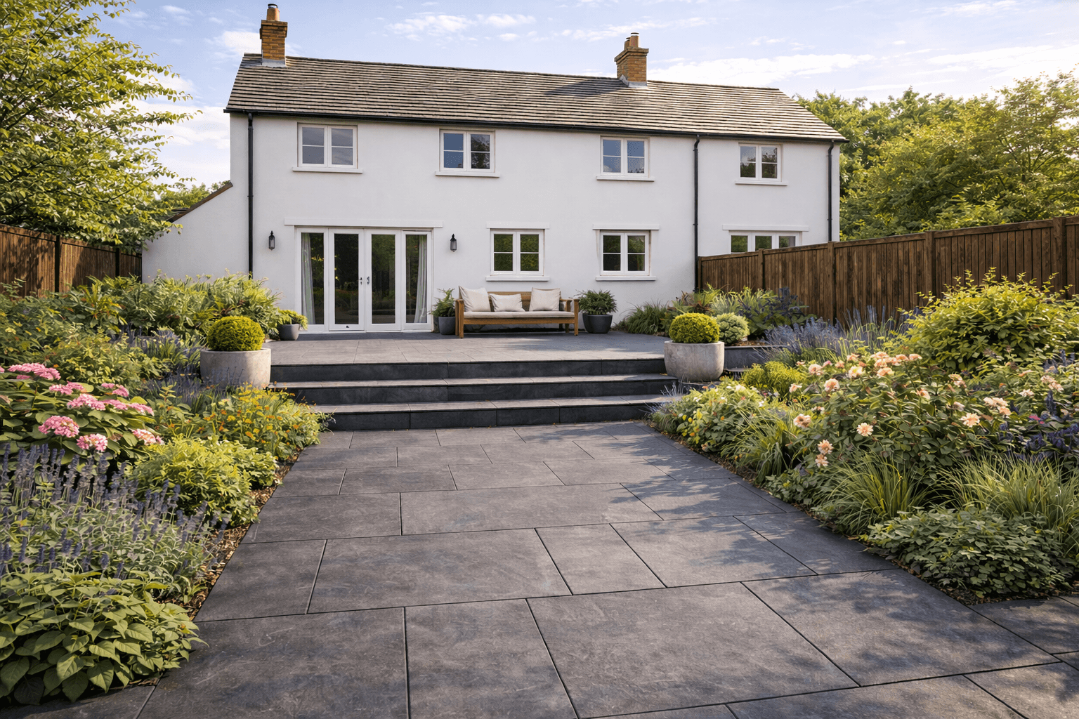 Dark Grey Porcelain Paving 600x900x20mm