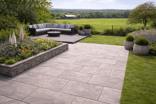 Beige Porcelain Paving 600x900x20mm (Horizon Bone)