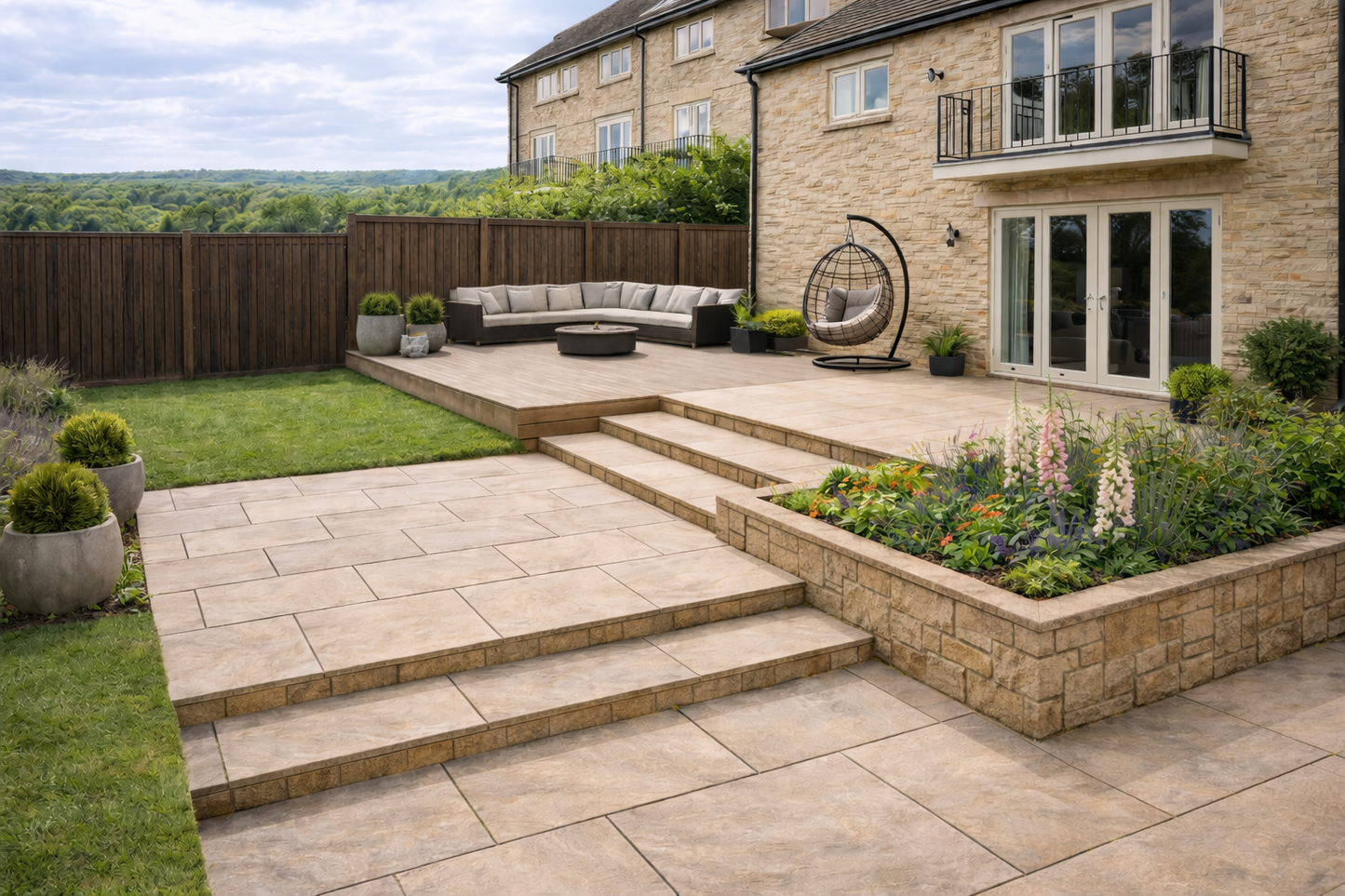 Beige Porcelain Paving 600x900x20mm (Horizon Bone)