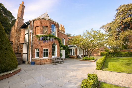 CLEARANCE Grey Sandstone Paving 290x290x22mm (Kandla Grey)