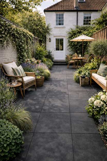 Grey Porcelain Paving 20mm (Lumen Grey)