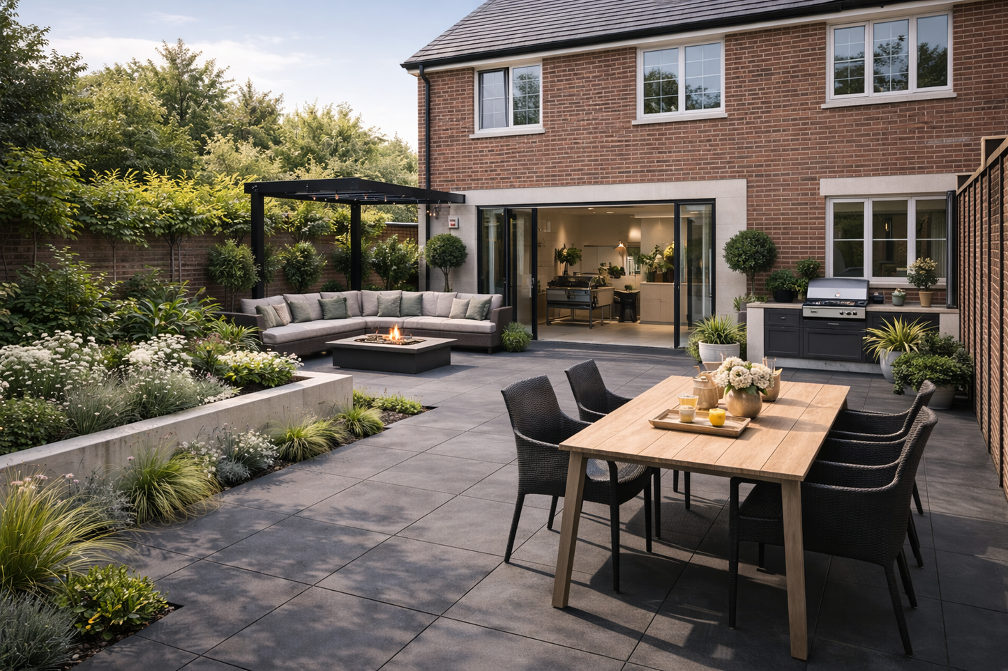 Grey Porcelain Paving 20mm (Lumen Grey)