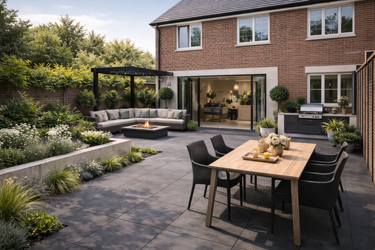 Grey Porcelain Paving 20mm (Lumen Grey)