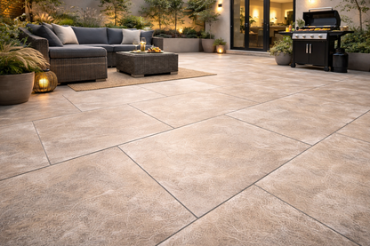 CLEARANCE Beige Porcelain Paving 600x900x20mm (Maestrat Perla)