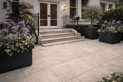 CLEARANCE Beige Porcelain Paving 600x900x20mm (Next Bone)