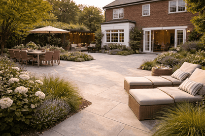 CLEARANCE Light Grey Porcelain Paving 600x900x20mm (Next Marfil)