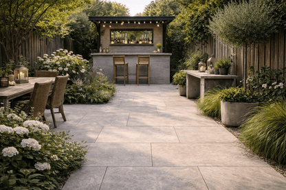 CLEARANCE Light Grey Porcelain Paving 600x900x20mm (Next Marfil)