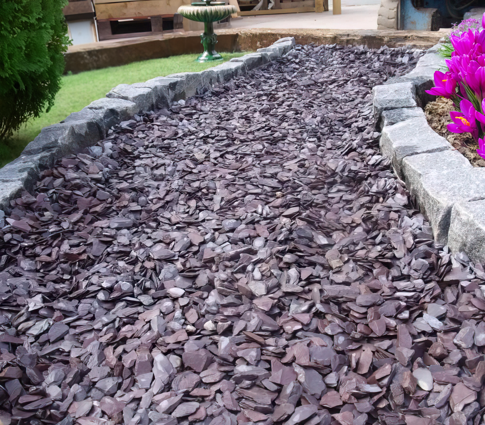 20mm Slate Chippings Outdoor Decorative Aggregates