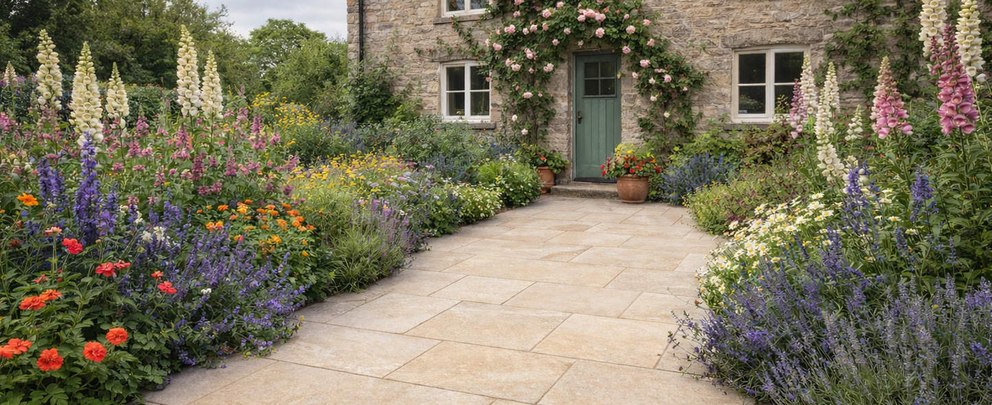 Beige Porcelain Paving 20mm (Rasa Beige)
