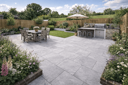 Grey Porcelain Paving 20mm (Rasa Grigio)