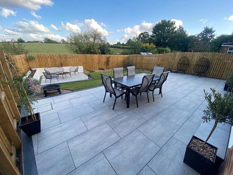 Grey Porcelain Paving 20mm (Rasa Grigio)