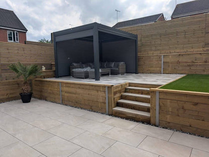 Rasa White Porcelain Paving - Single Slabs