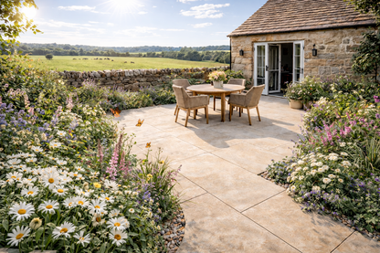Beige Porcelain Paving (Rosa Almond)