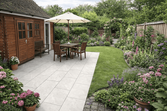 White Porcelain Paving 600x900x20mm / 600x1200x20mm (Rosa White)