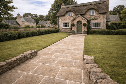 Beige Limestone Paving 20mm (Royale Beige)