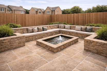 Beige Limestone Paving 20mm (Royale Beige)
