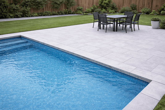 Light Grey Porcelain Paving 600x900x20mm (Solace Perla)