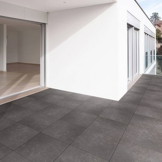 Ultra Aspen Anthracite Porcelain Paving Tiles 600 x 1200mm