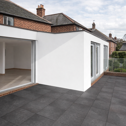 CLEARANCE Dark Grey Porcelain Paving 600x600x20mm (Ultra Aspen Anthracite)