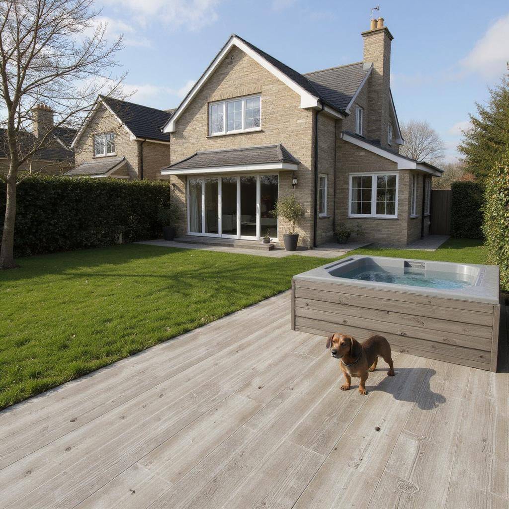 Wood Grey Porcelain Paving 305 x 1205mm - Full Pack