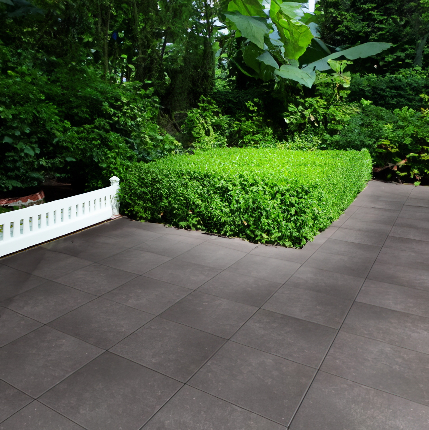 CLEARANCE Dark Grey Porcelain Paving 600x600x20mm (Ultra Aspen Anthracite)