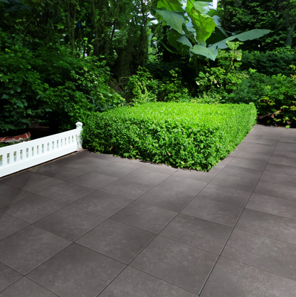 CLEARANCE Dark Grey Porcelain Paving 600x600x20mm (Ultra Aspen Anthracite)